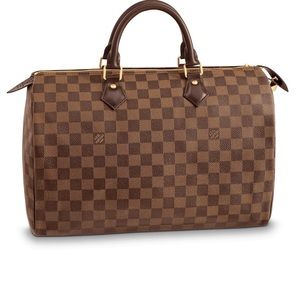 Louis Vuitton Speedy 35 Damier Ebene Brown
